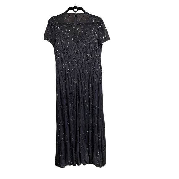 NWT Christina Wu Elegance Gunmetal Gray Embellished Mother of the Bride Gown 12 - Picture 6 of 8